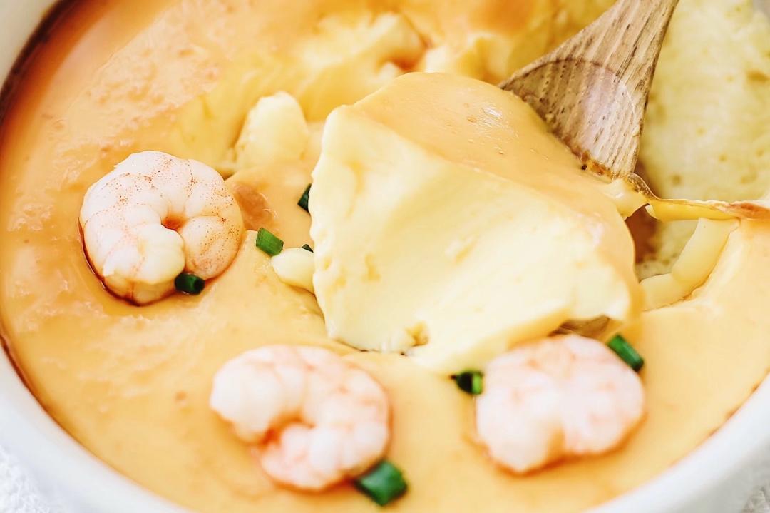 虾仁蒸鸡蛋/肉沫蒸蛋