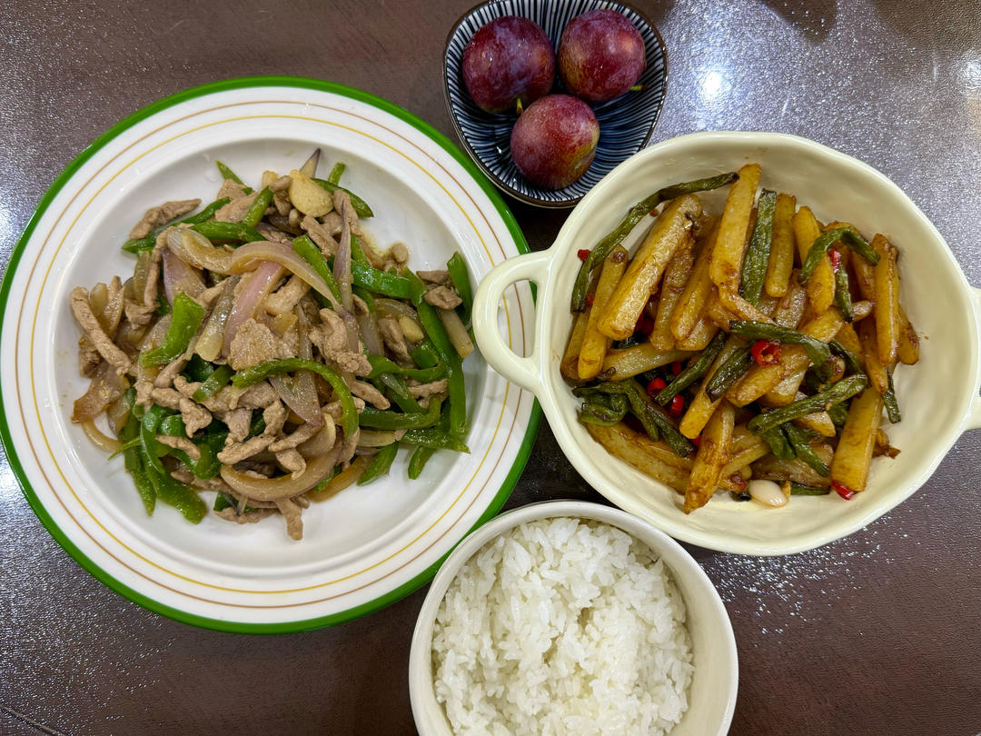 干煸豆角土豆