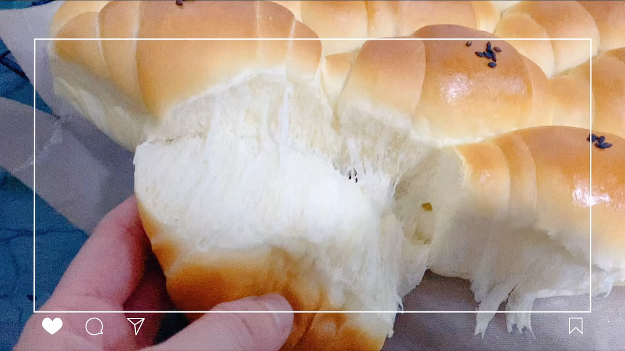牛奶面包卷（直接法）