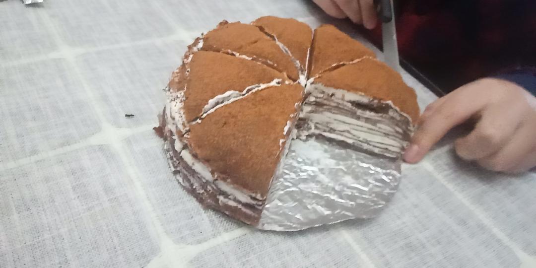 巧克力千层蛋糕