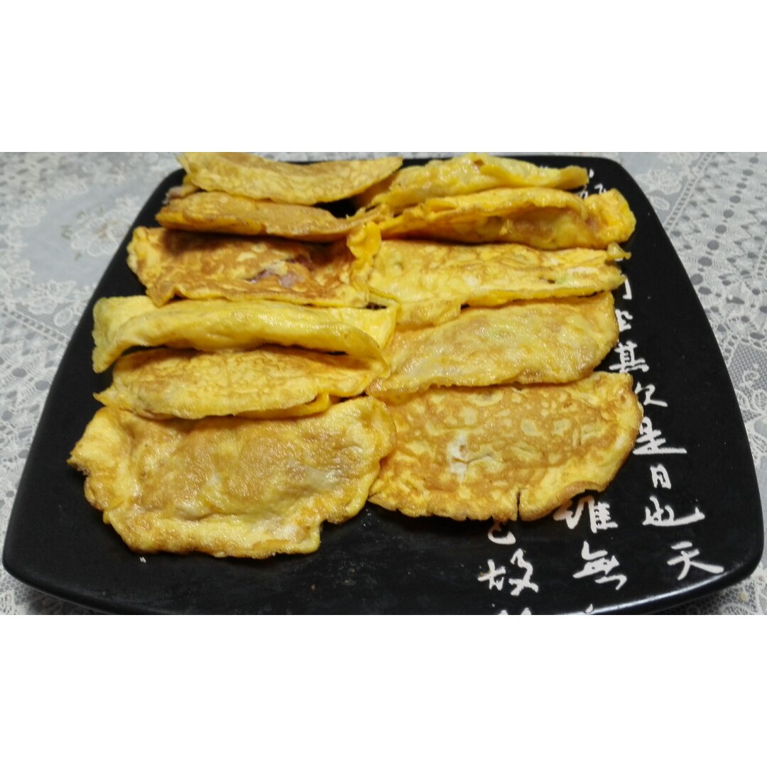 蛋饺的制作(七岁儿童版)