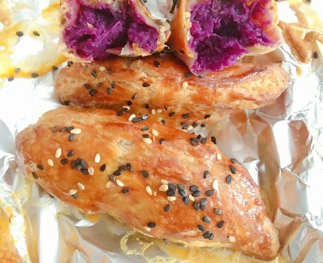 超简单的紫薯酥在家也可以做甜点的做法