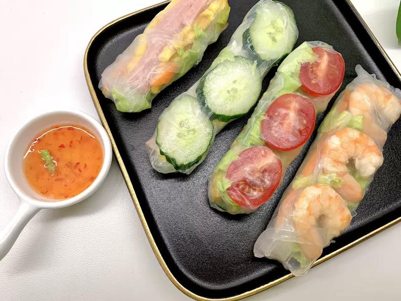 超爽口低卡多彩越南春卷|夏日享瘦