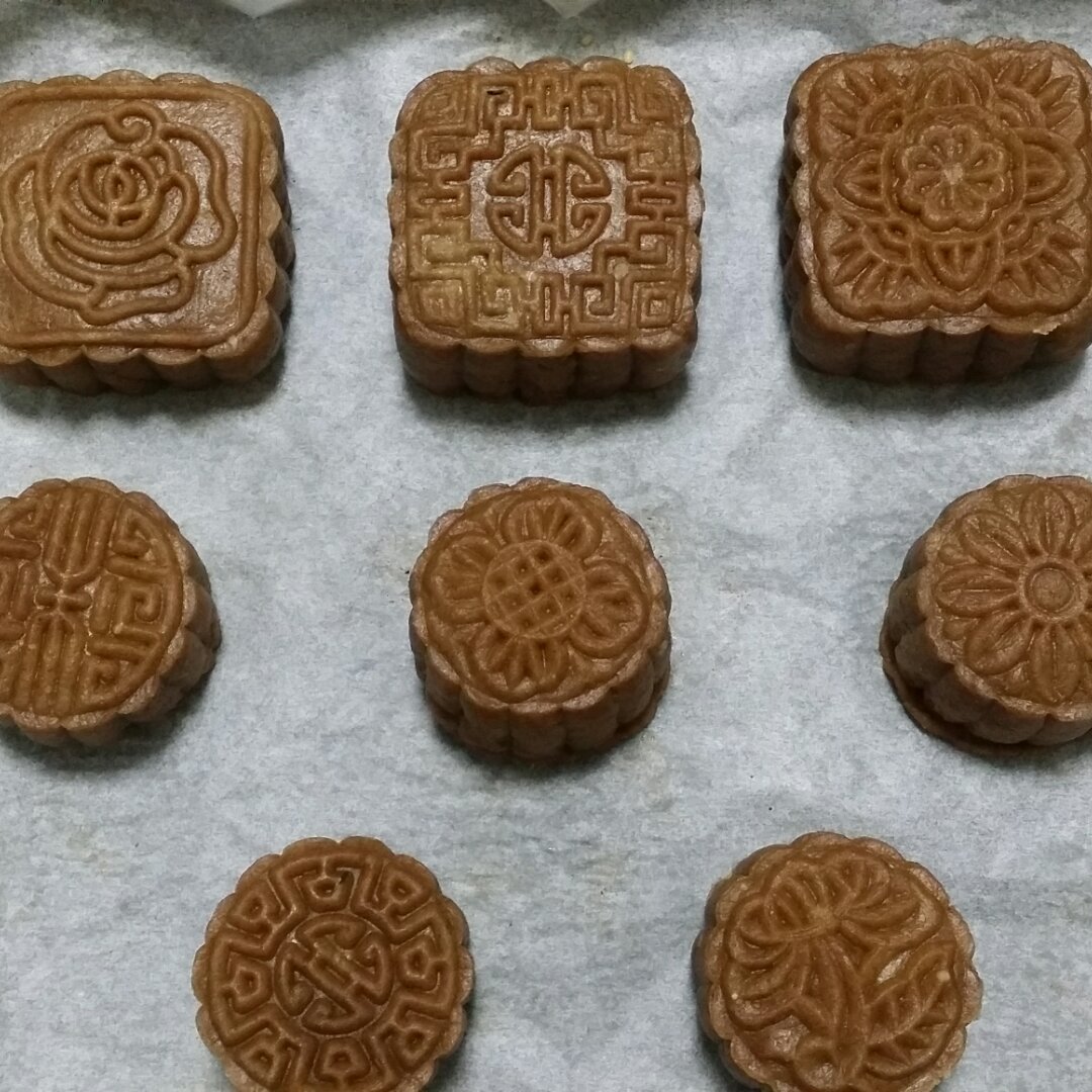 五仁月饼～不用转化糖浆的版本