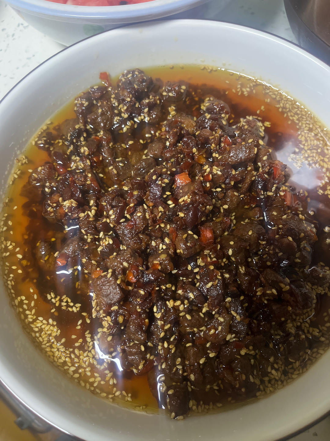 自制牛肉酱（改良版）