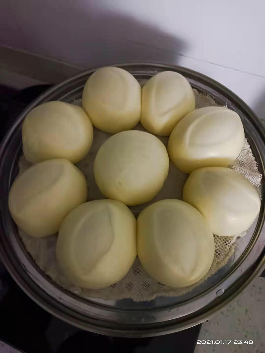 牛奶鸡蛋馒头的做法