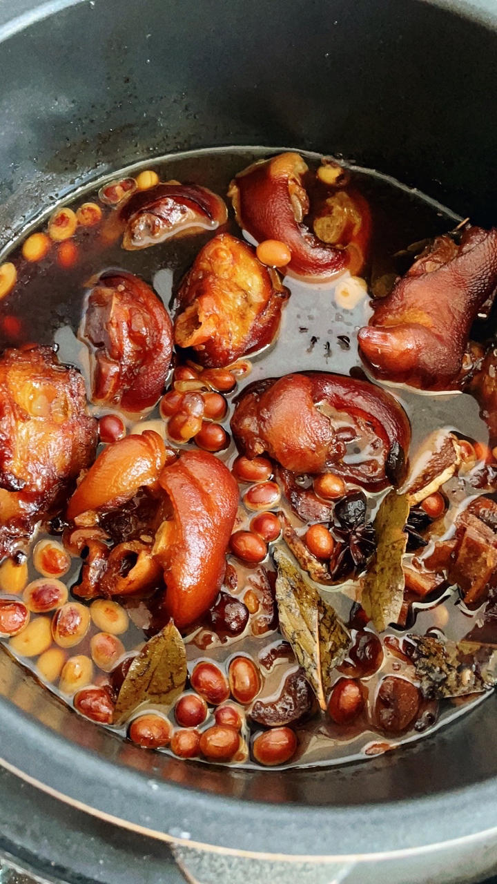 【黄豆炖猪蹄】高压锅（超详细食谱）