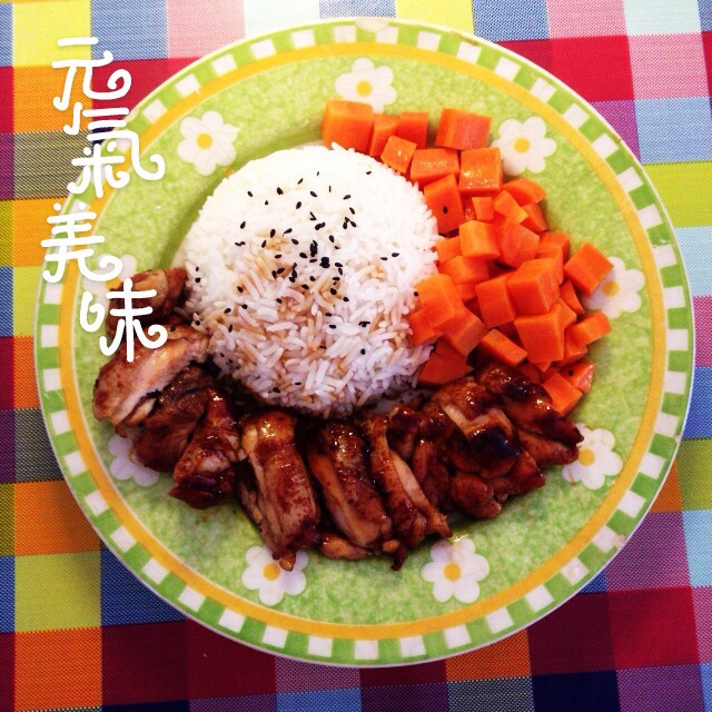 日式照烧鸡排饭