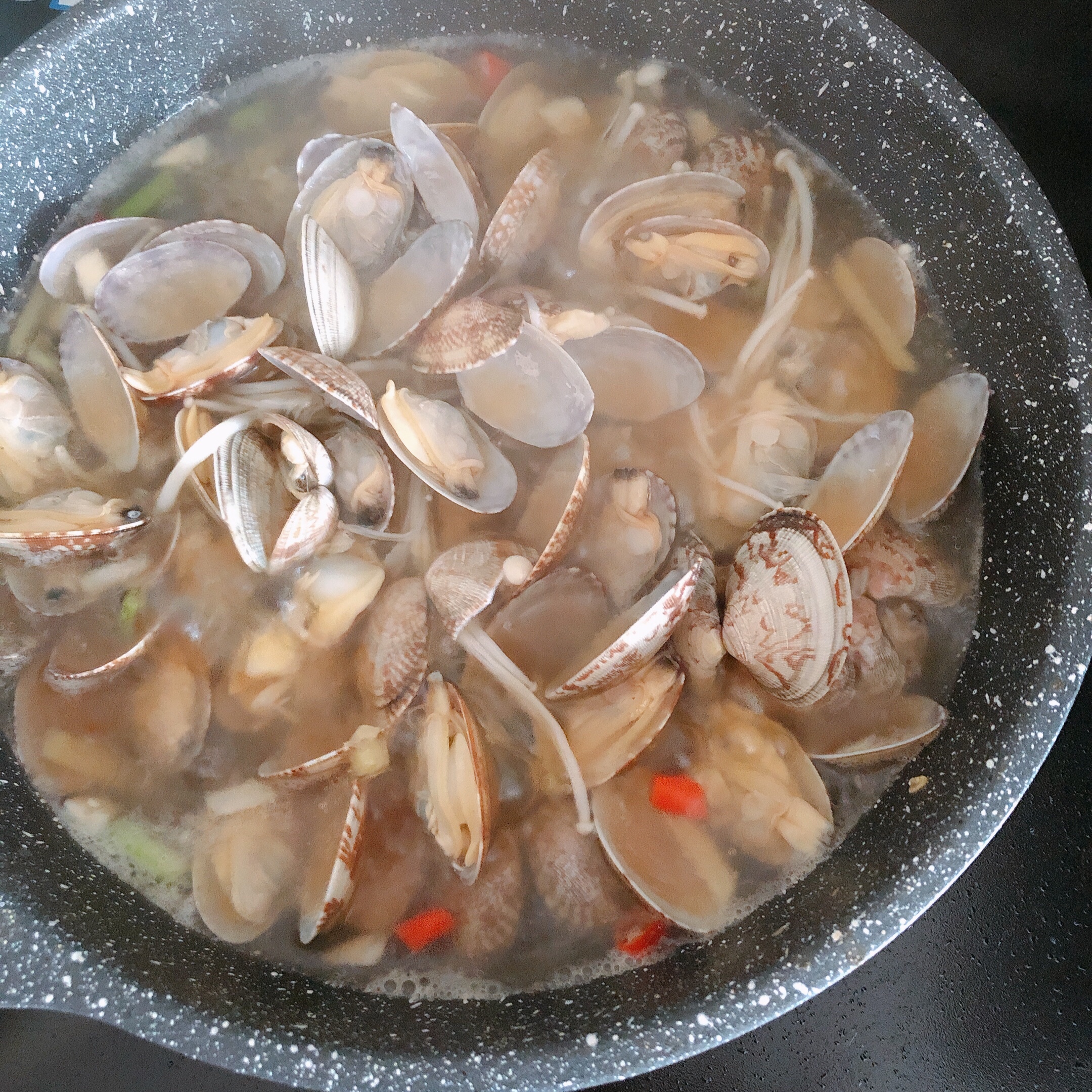 营养鲜美的金针菇【蛤蜊汤】零失败做法✅的做法 步骤8