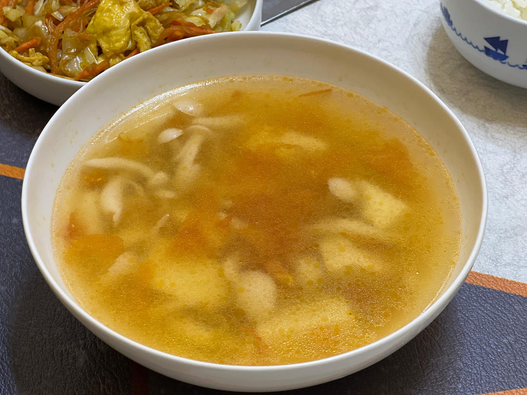 宝宝番茄菌菇汤