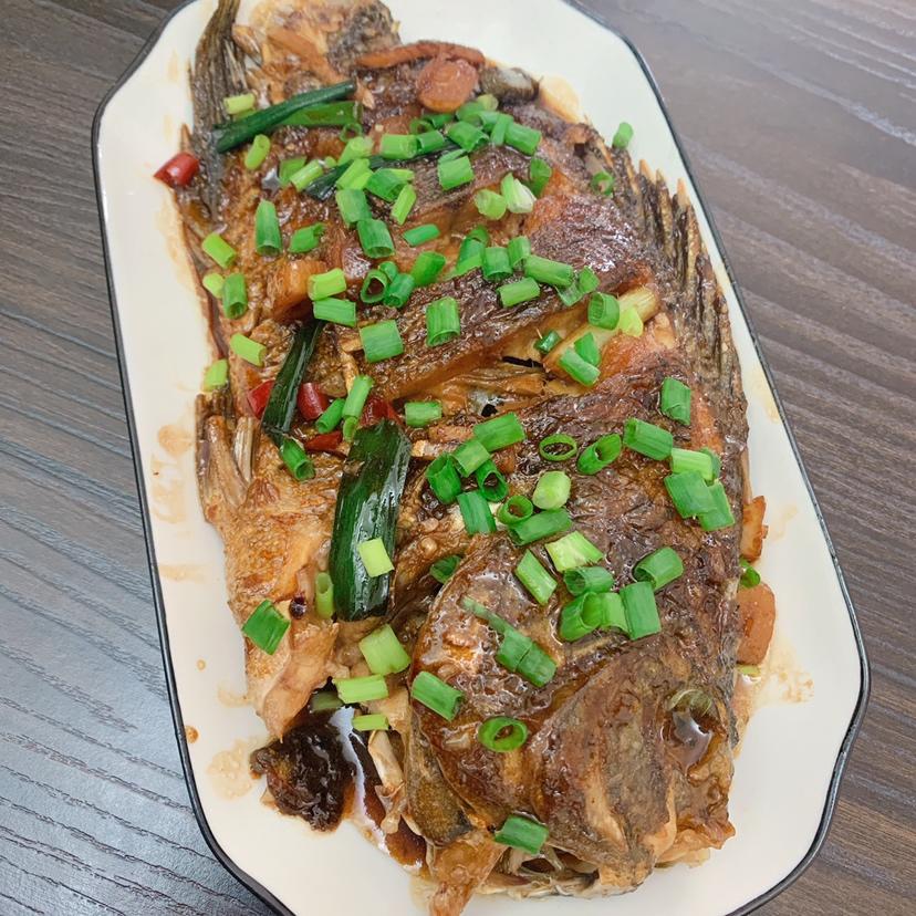 红烧罗非鱼：100%不破皮的秘诀