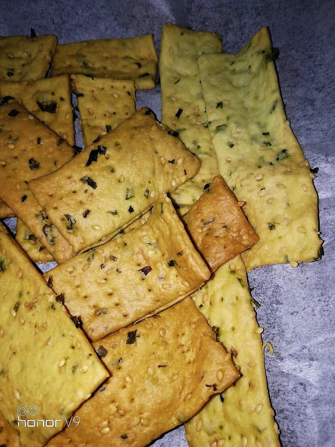 【UKOEO猛犸象热风炉】香脆芝麻香葱饼干