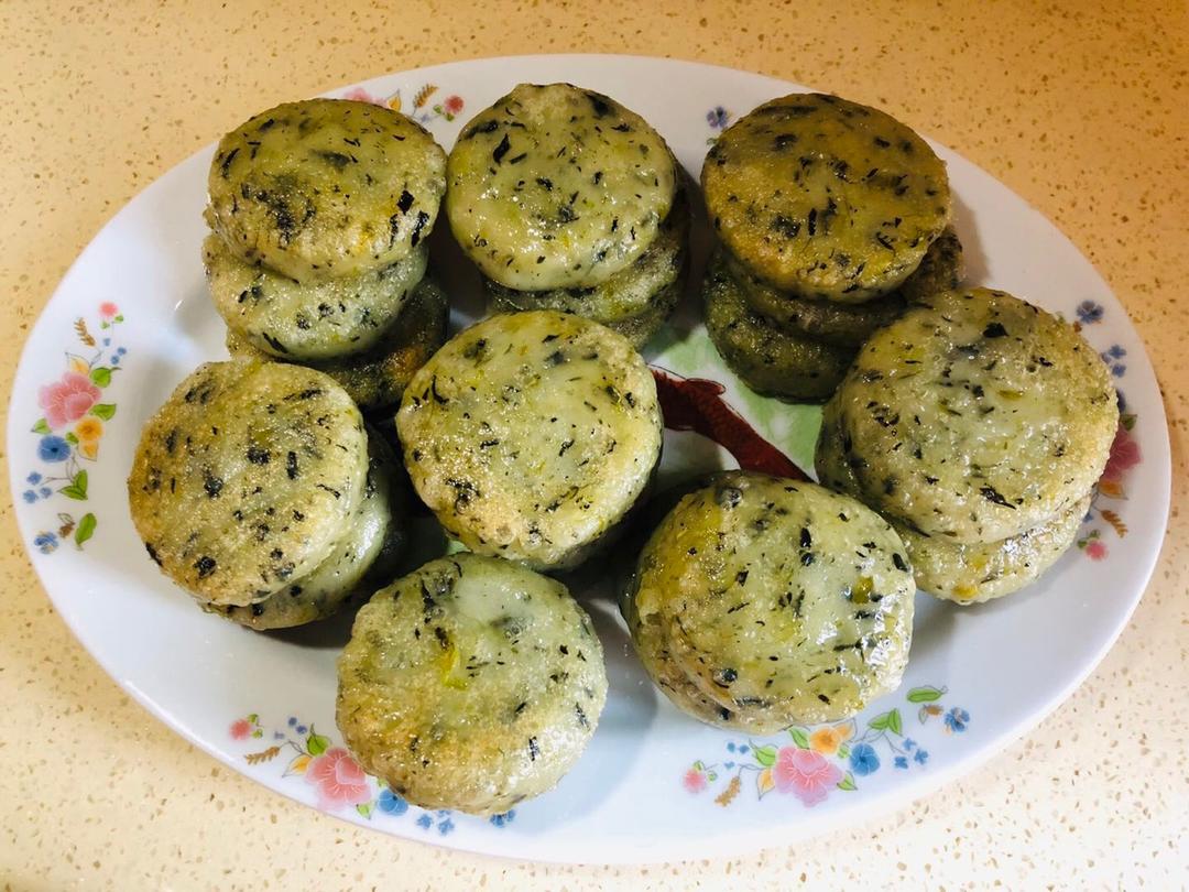 青菜糯米饼（菜笕塌饼）
