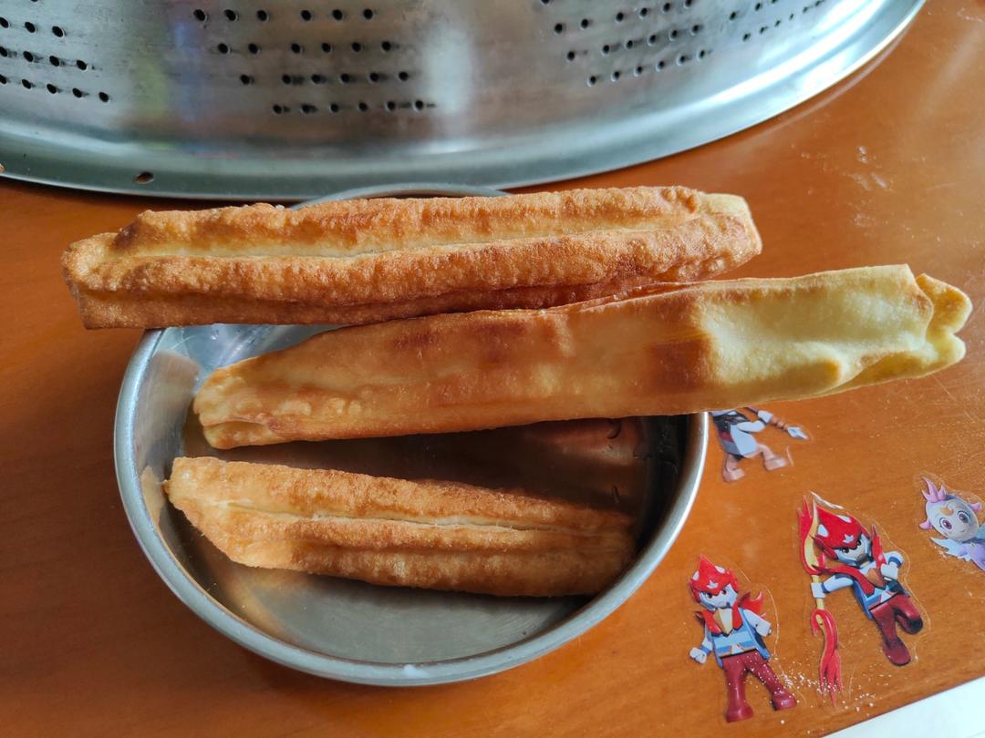 快手早餐～自制油条（酵母版，不含泡打粉、膨松剂）