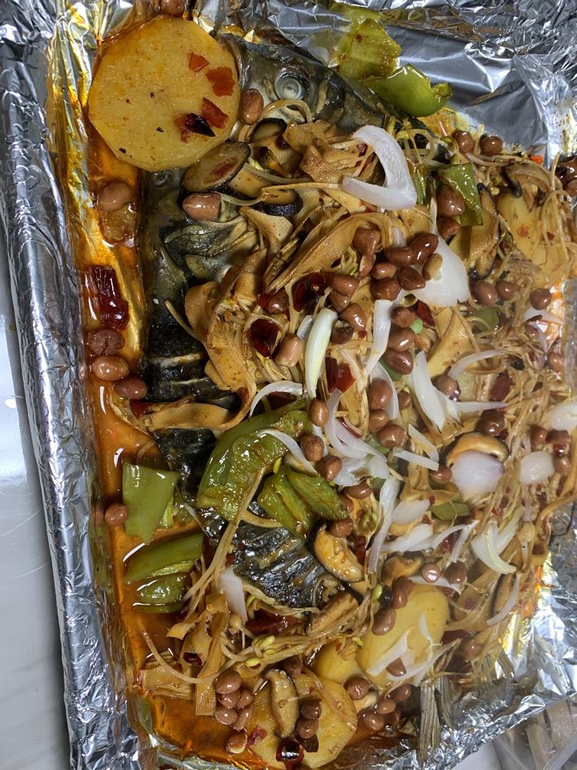 烤箱烤鱼