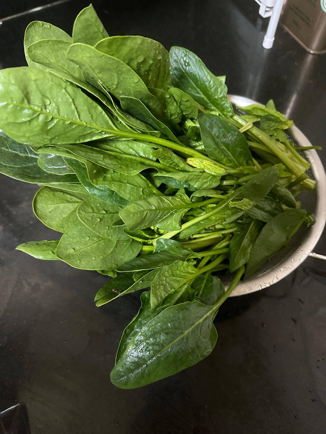凉拌菠菜