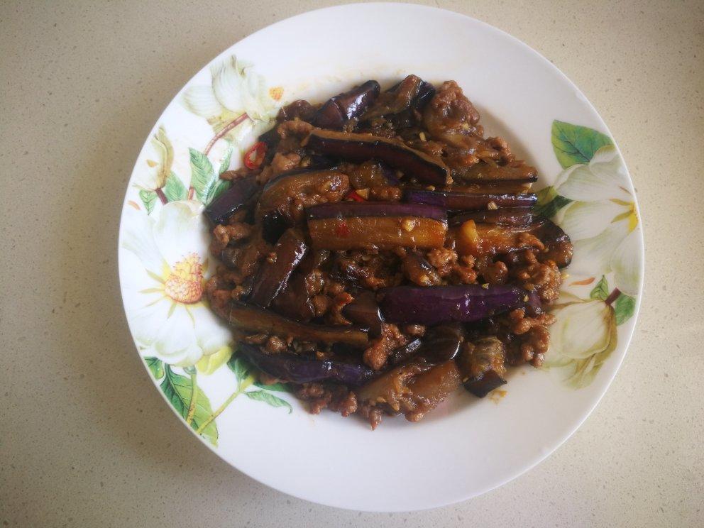 红烧肉沫茄子