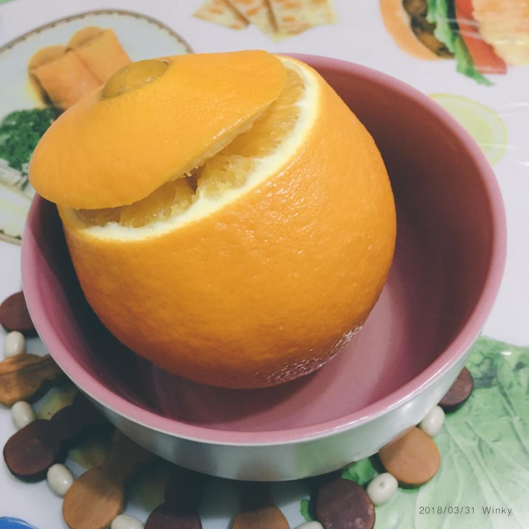止咳化痰炖橙子