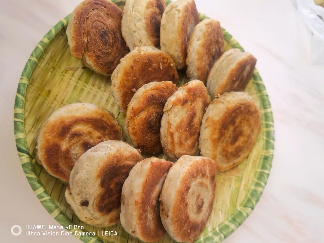 椒盐千层油酥饼