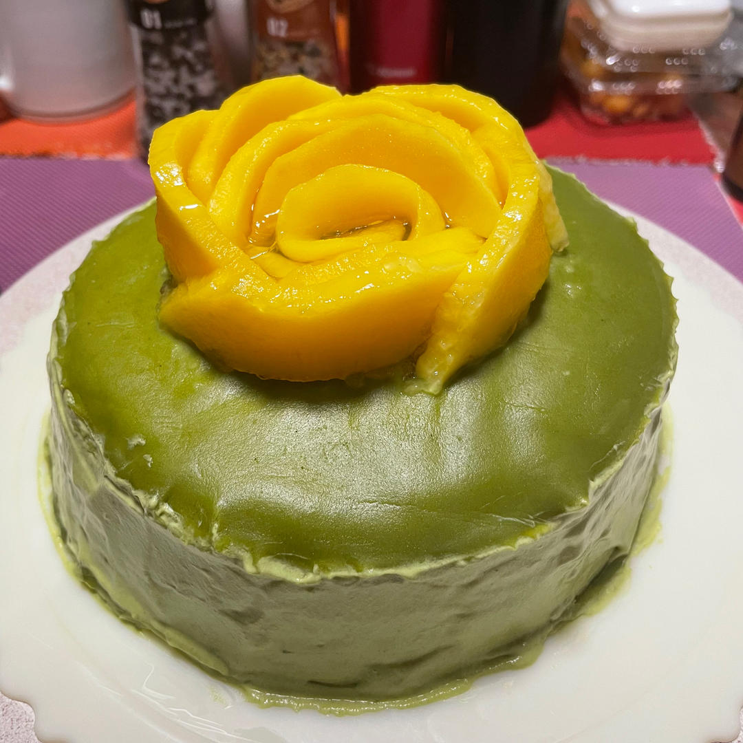 抹茶奶酪千层——春天必须来点抹茶