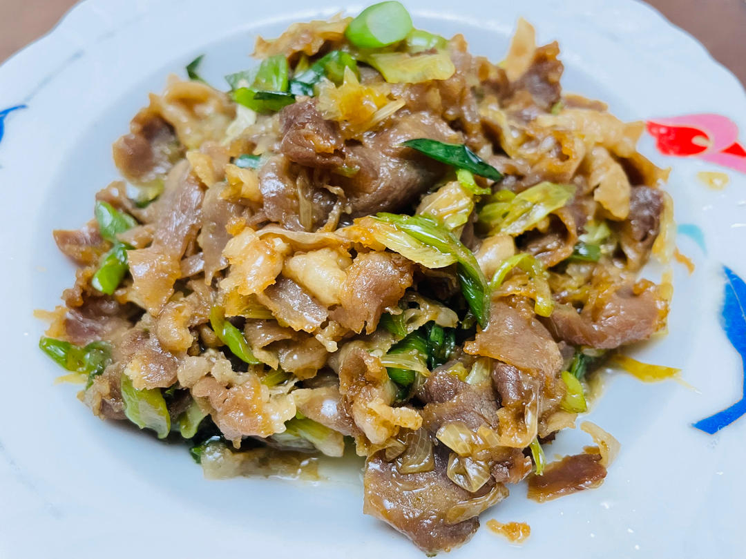 下饭神器🙋大葱羊肉卷