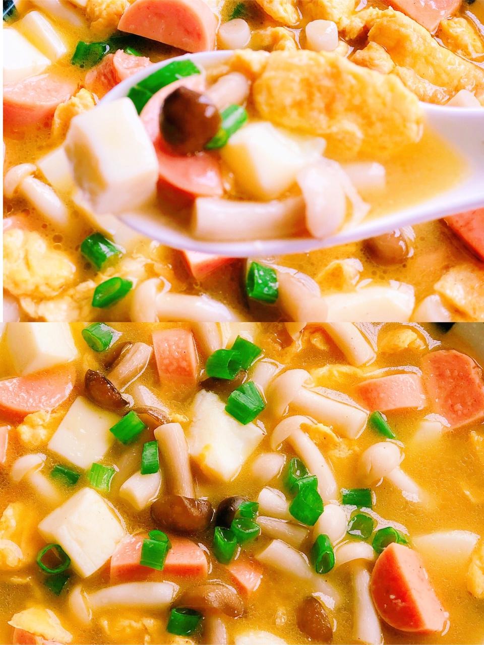 营养鲜美低脂不胖的菌菇豆腐鲜汤