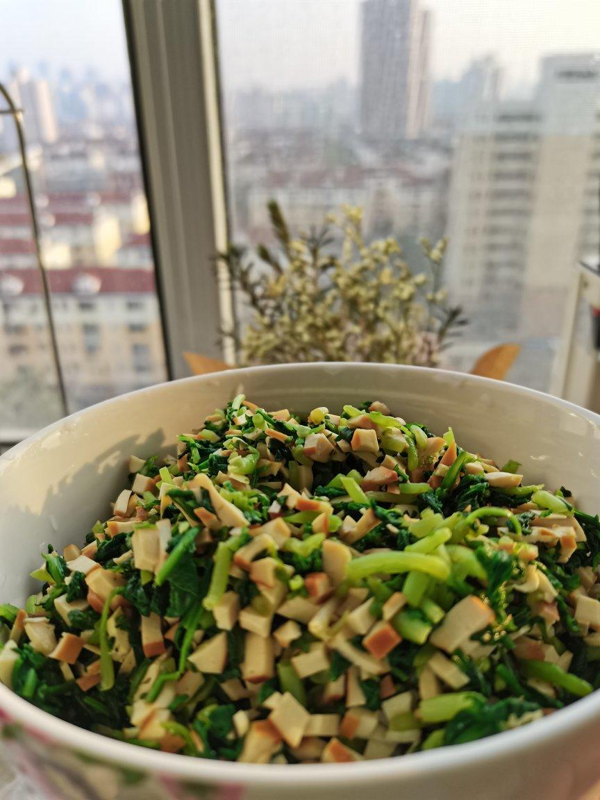 马兰头拌香干