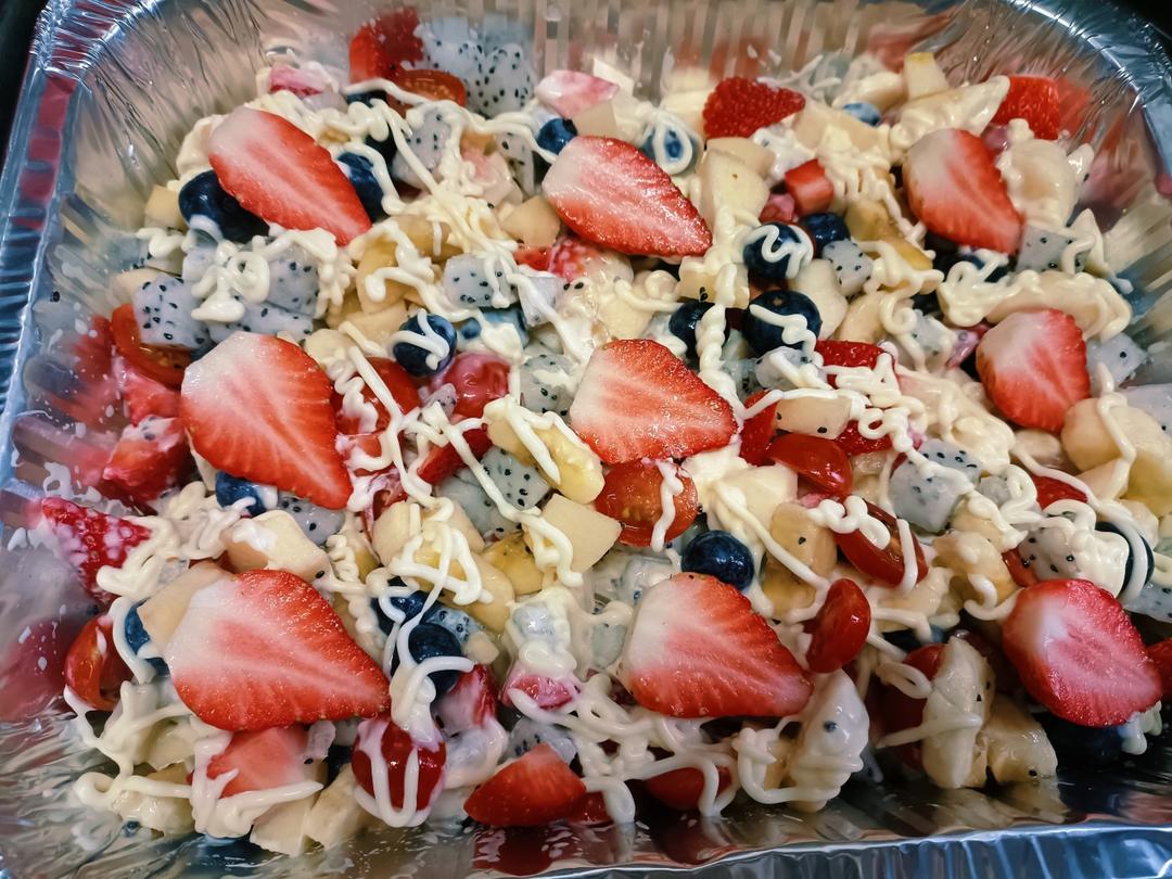 水果沙拉-给儿子幼儿园圣诞派对
