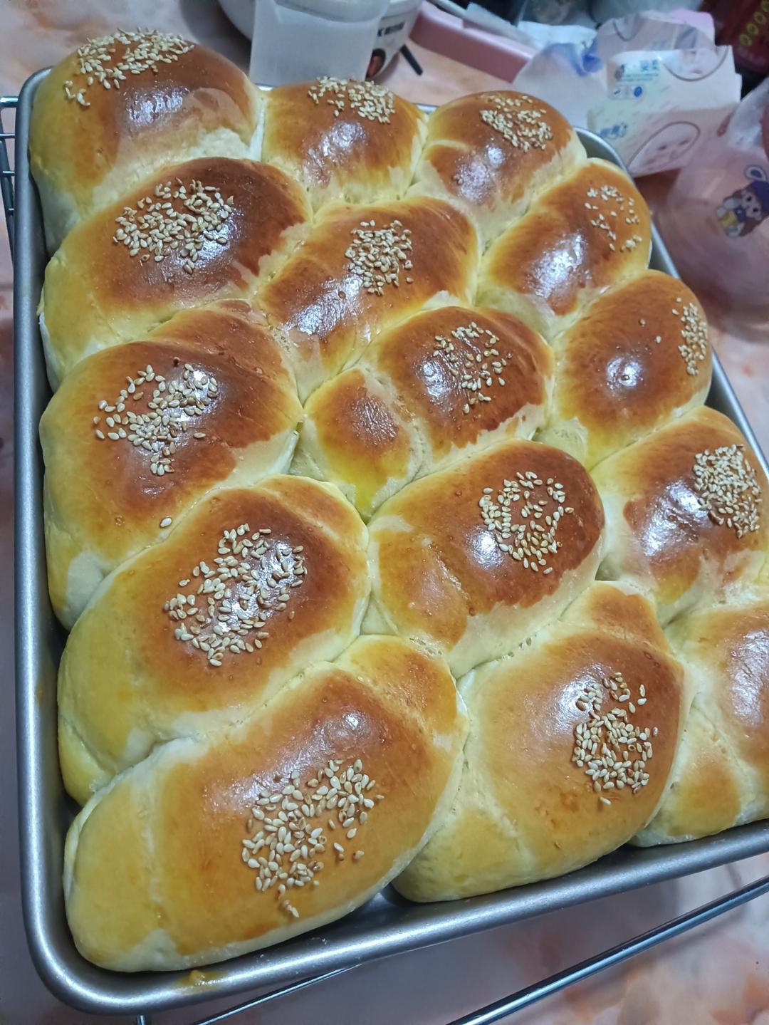 牛奶面包卷（直接法）