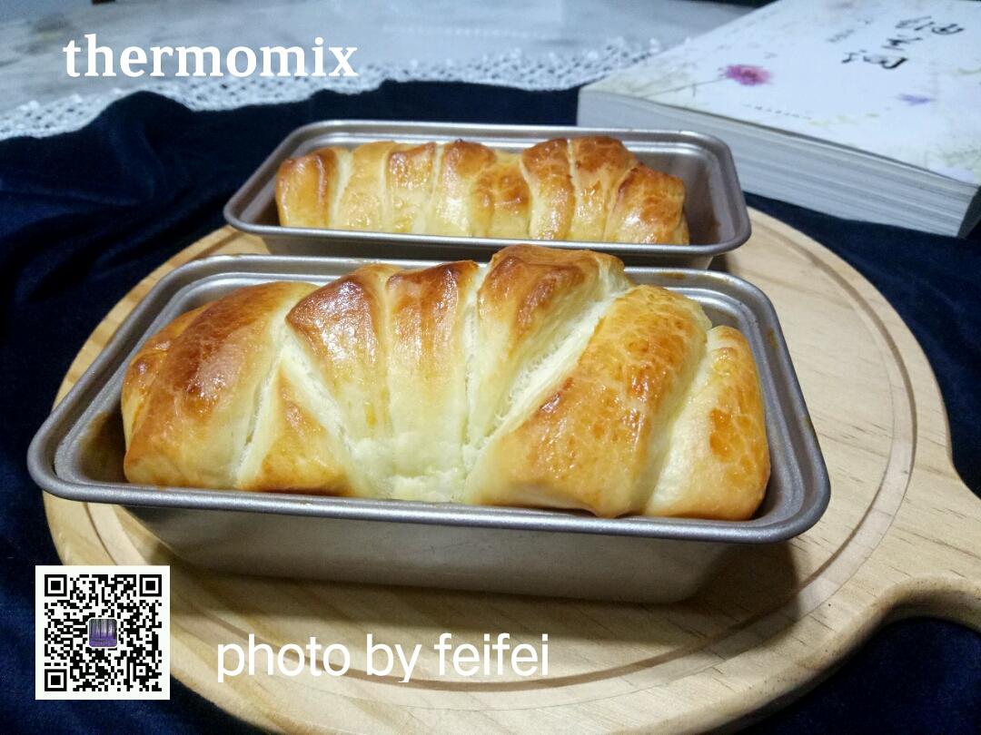 纯奶手撕吐司的做法 步骤1