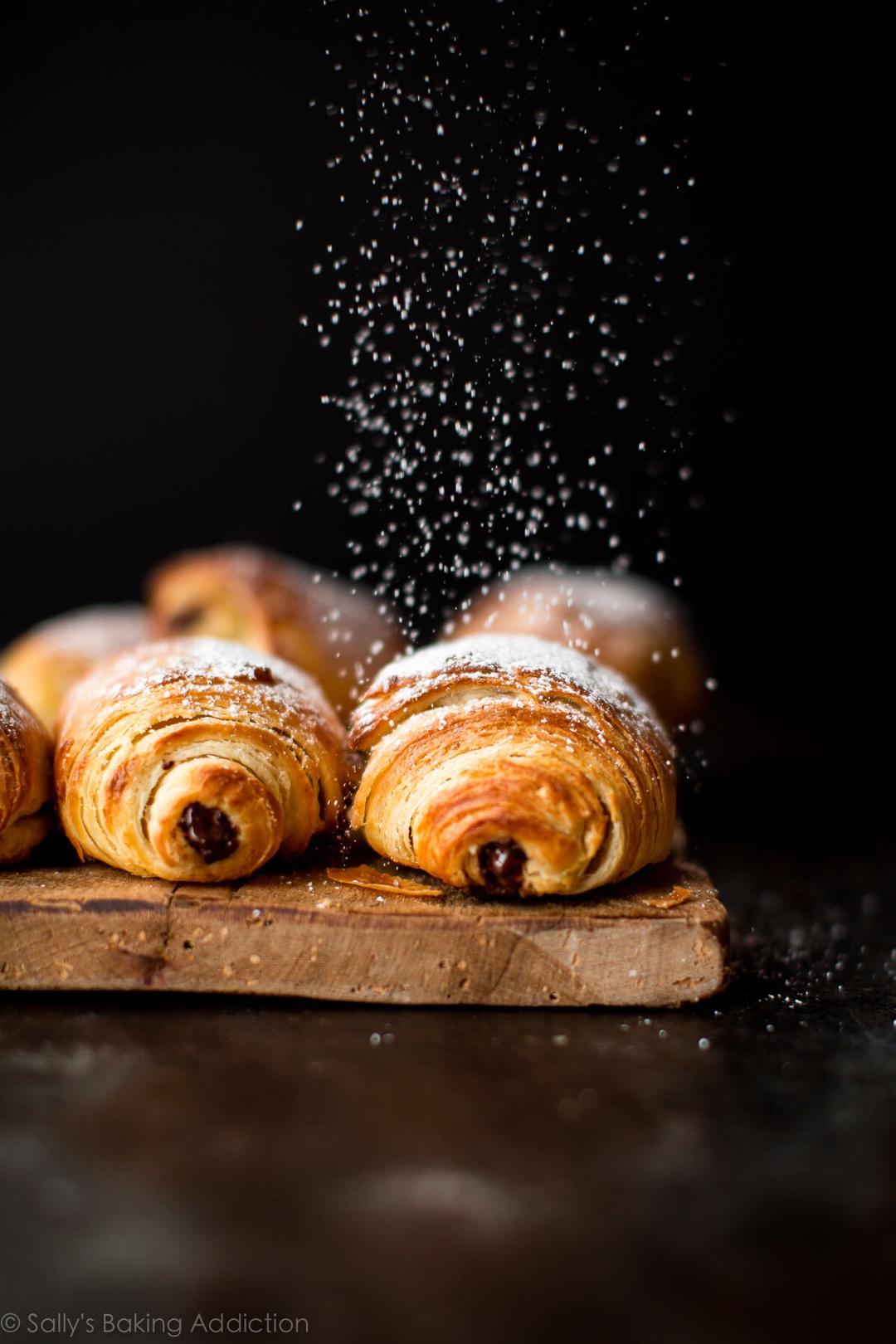 Pain au chocolat？chocolatine？巧克力可颂？的做法