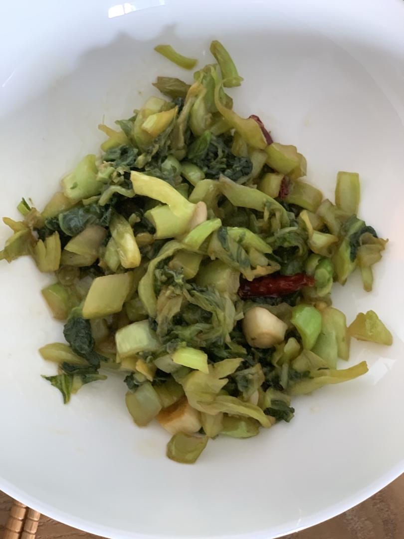 清炒腌芥菜