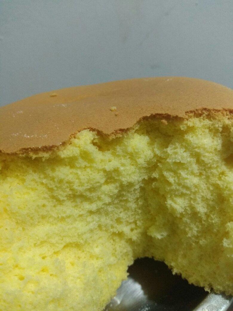 6寸原味戚风蛋糕