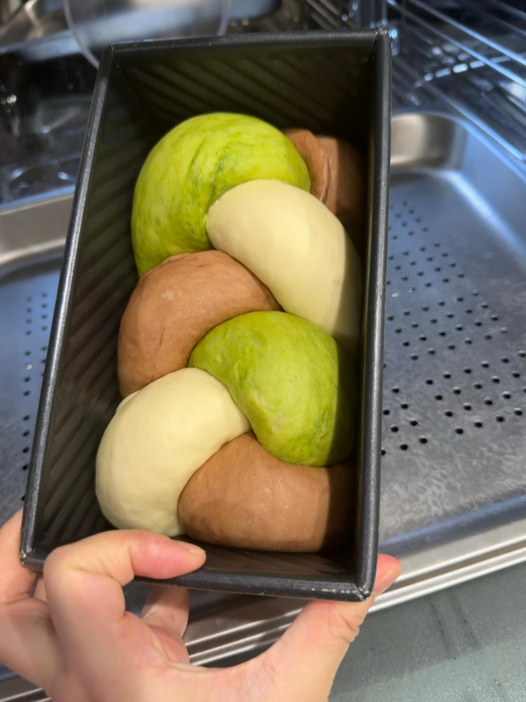 面包日记丨京都三色吐司【波兰种】