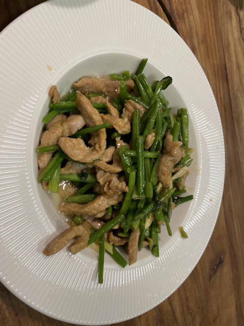 芹菜炒肉丝