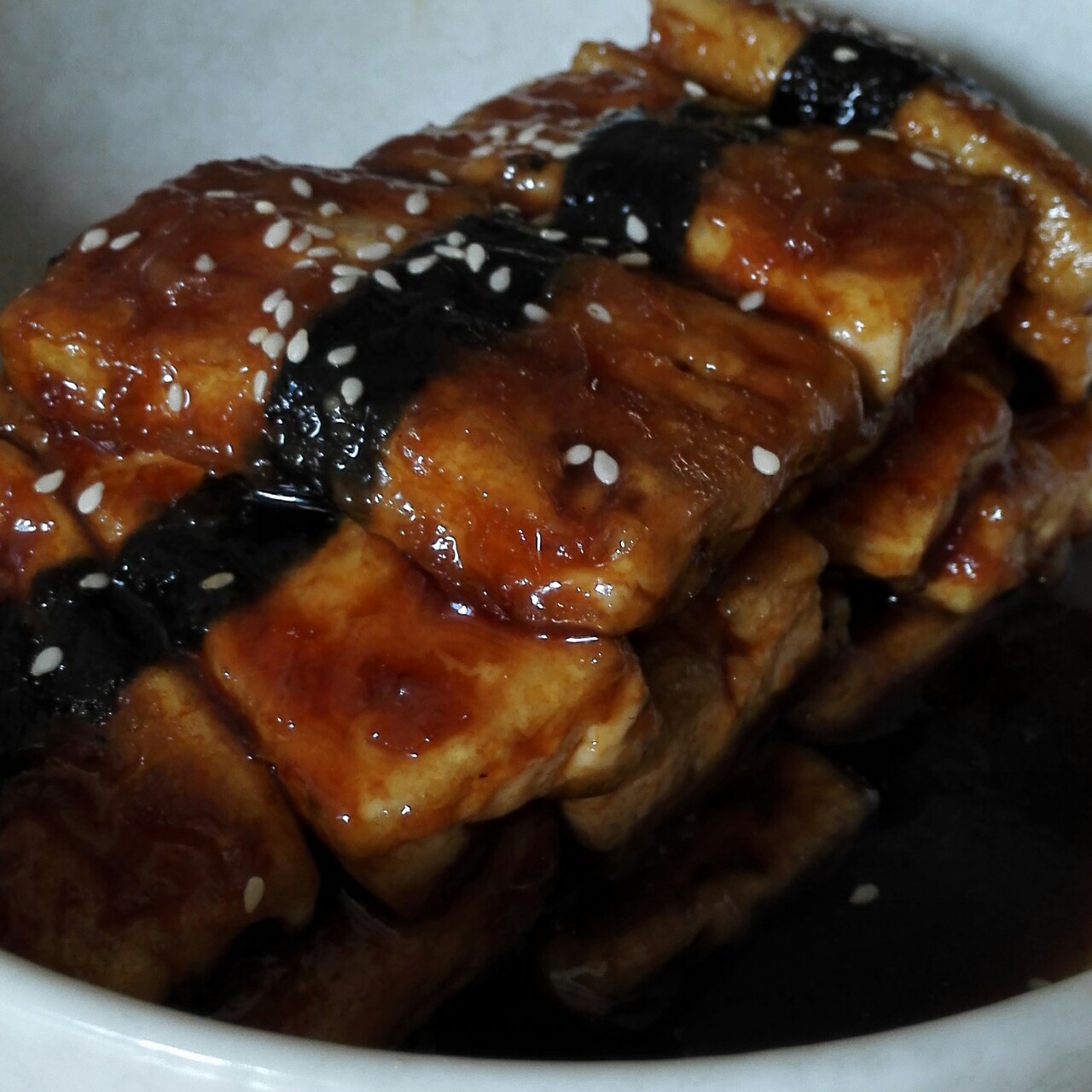 日式照烧海苔豆腐