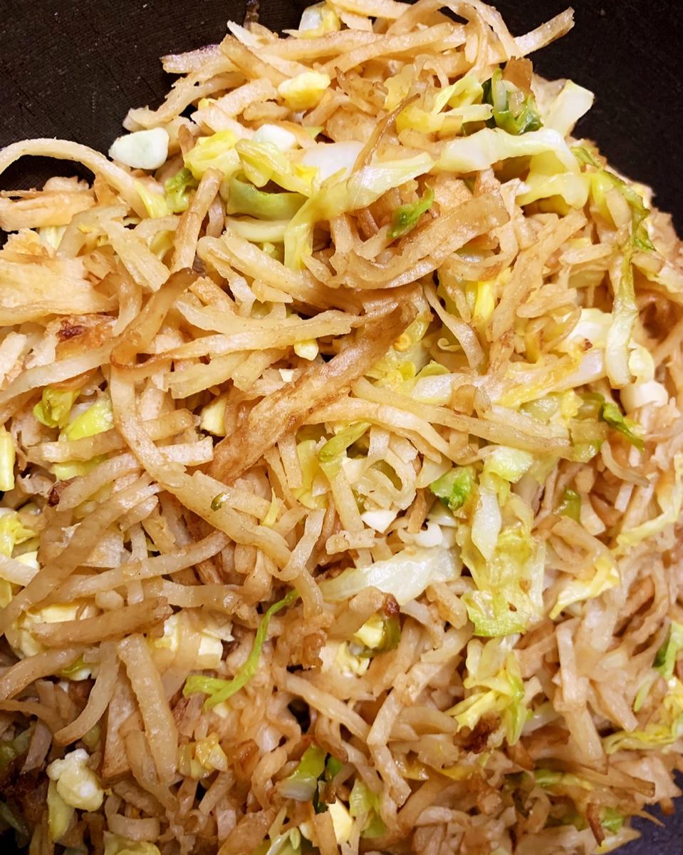 刘小闹-刘小美子做的素炒饼