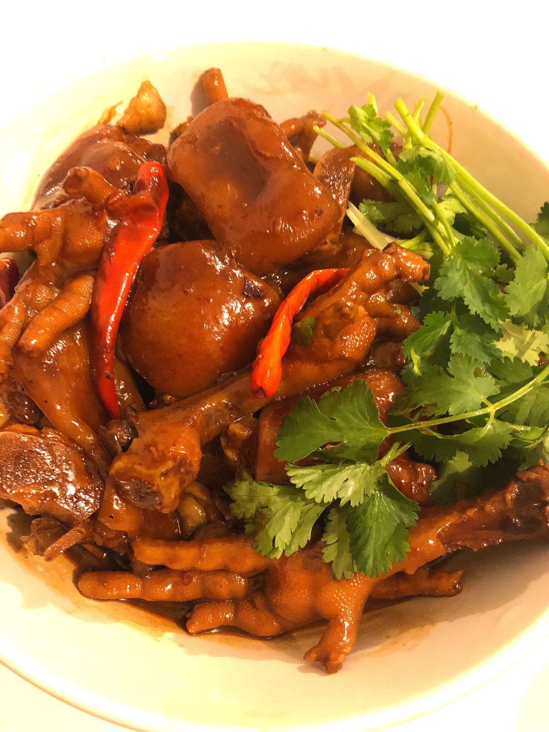 猪脚炖鸡爪绝代双脚