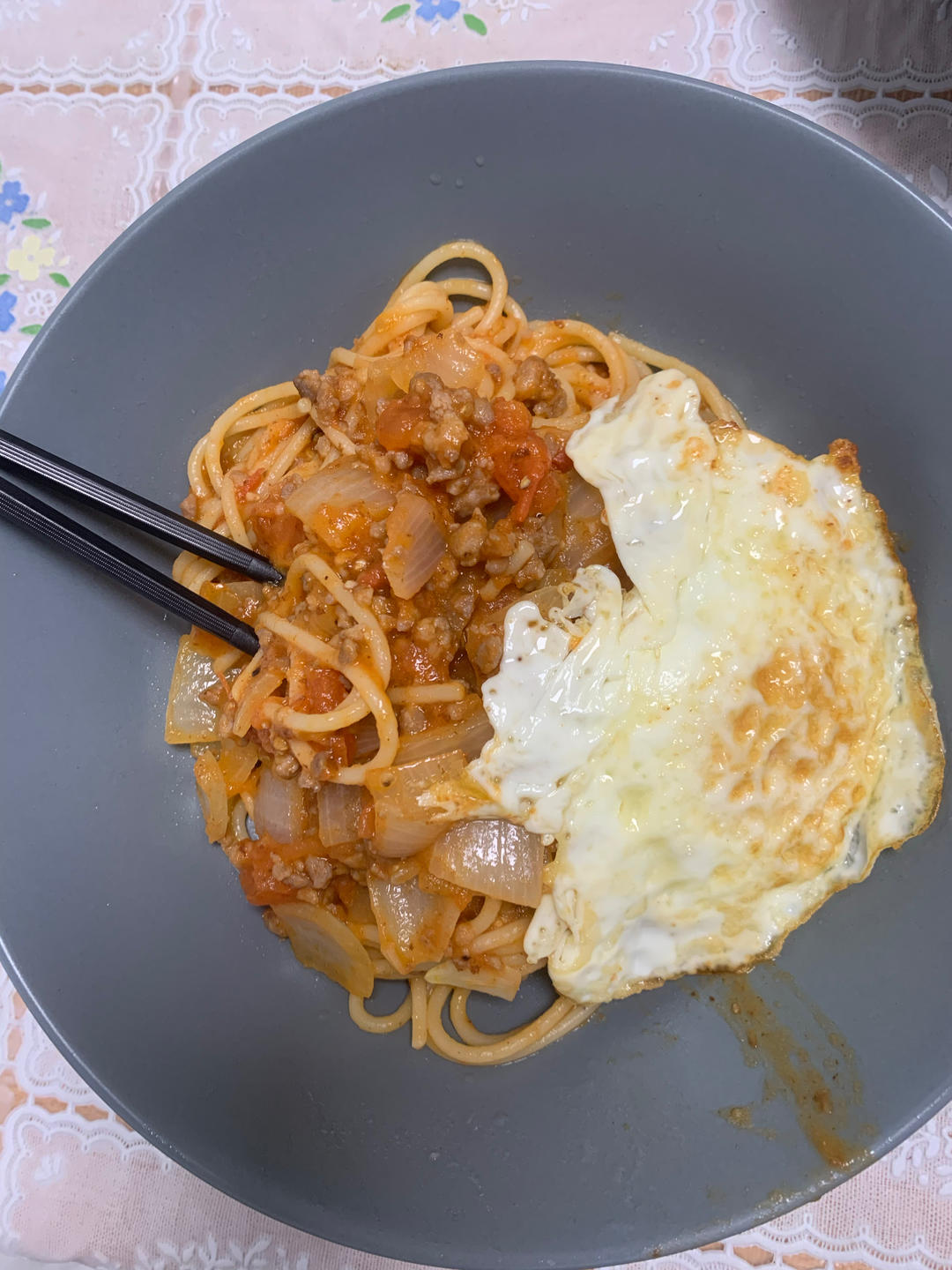 番茄肉酱意大利面