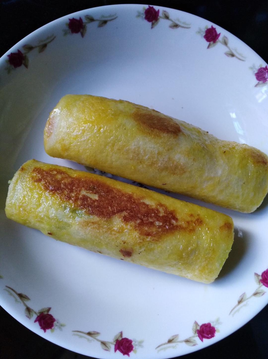 宝宝辅食食谱  牛油果香蕉卷