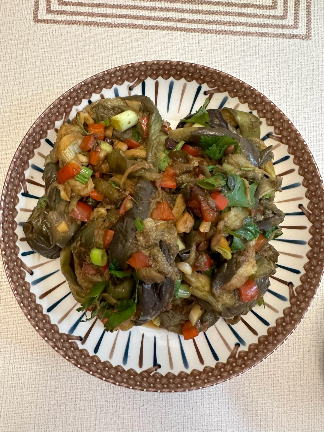 酱茄子(用冰箱里存的冻茄子制作)