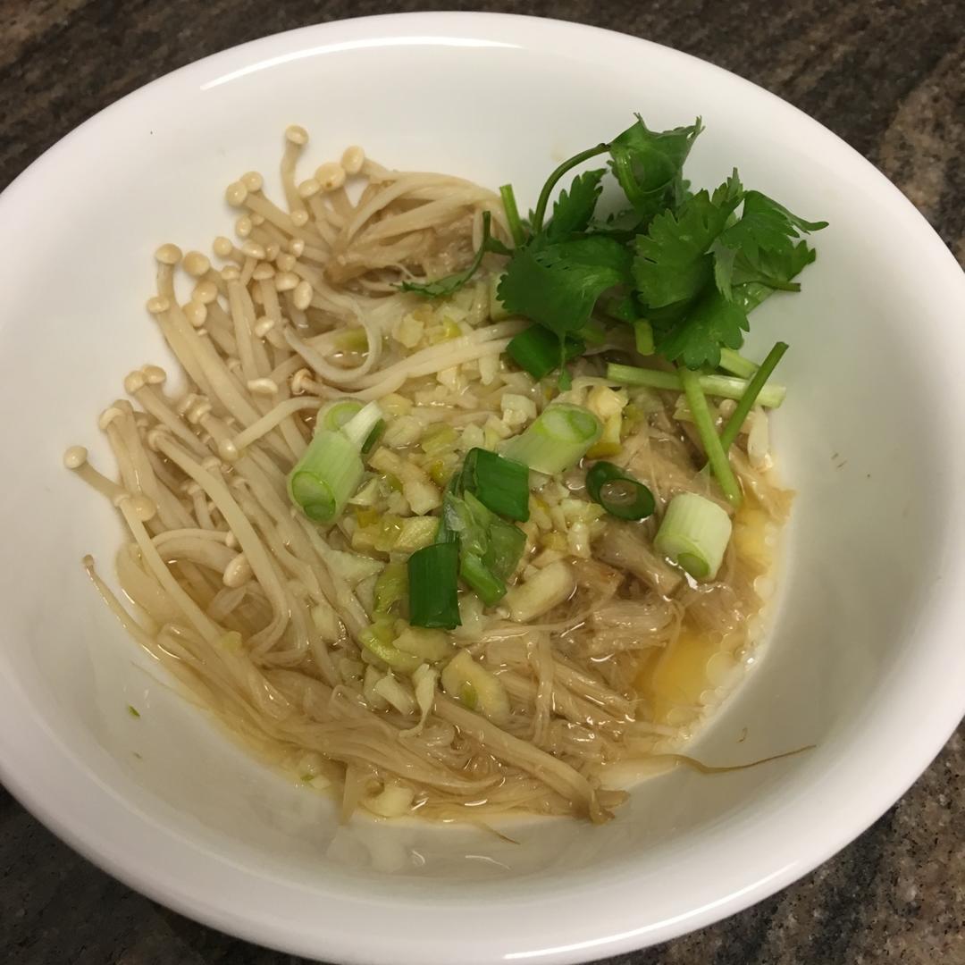 蒜蓉蒸金针菇