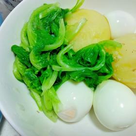 健康简（减）餐～土豆鸡蛋生菜沙拉🥗