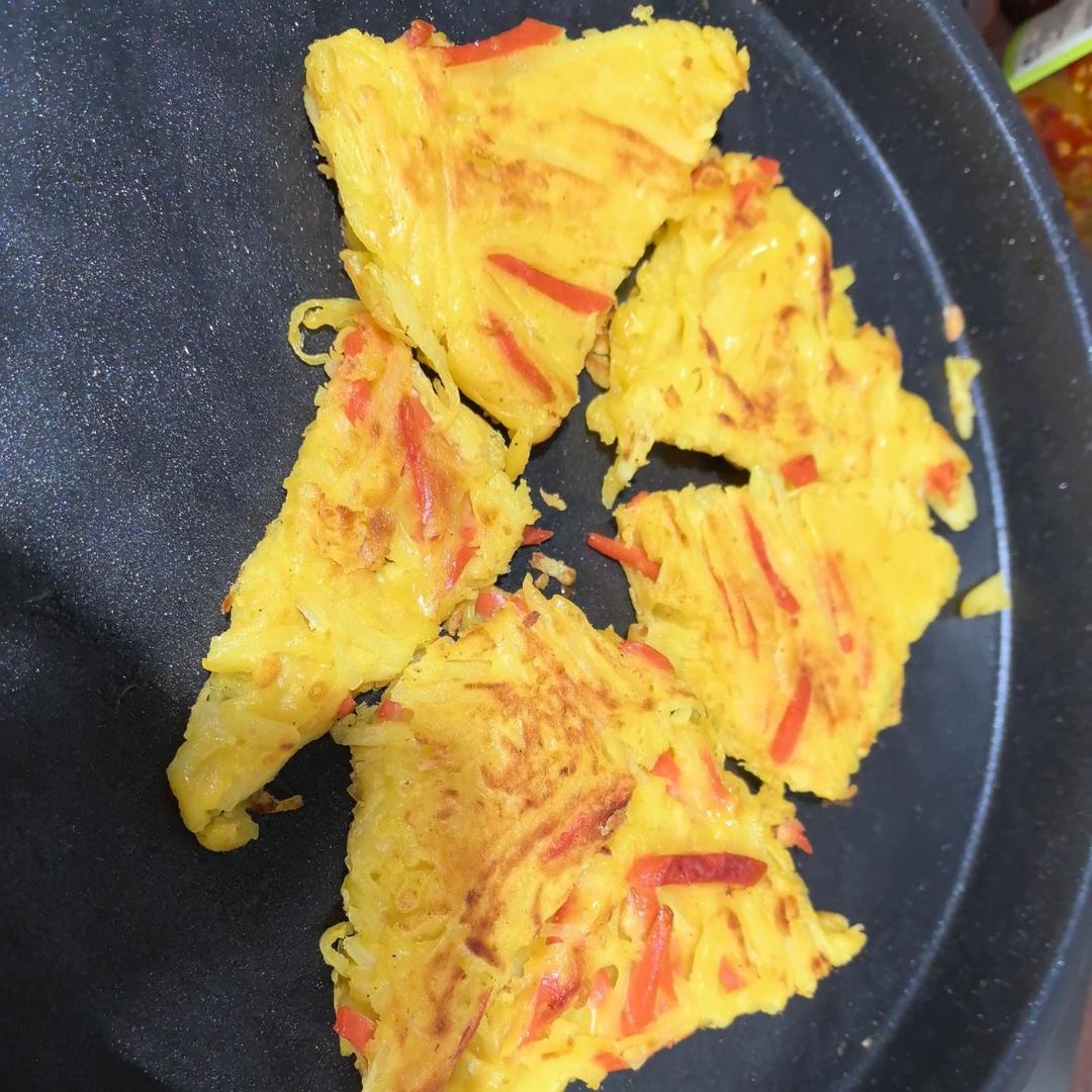 土豆饼(土豆胡萝卜丝饼)