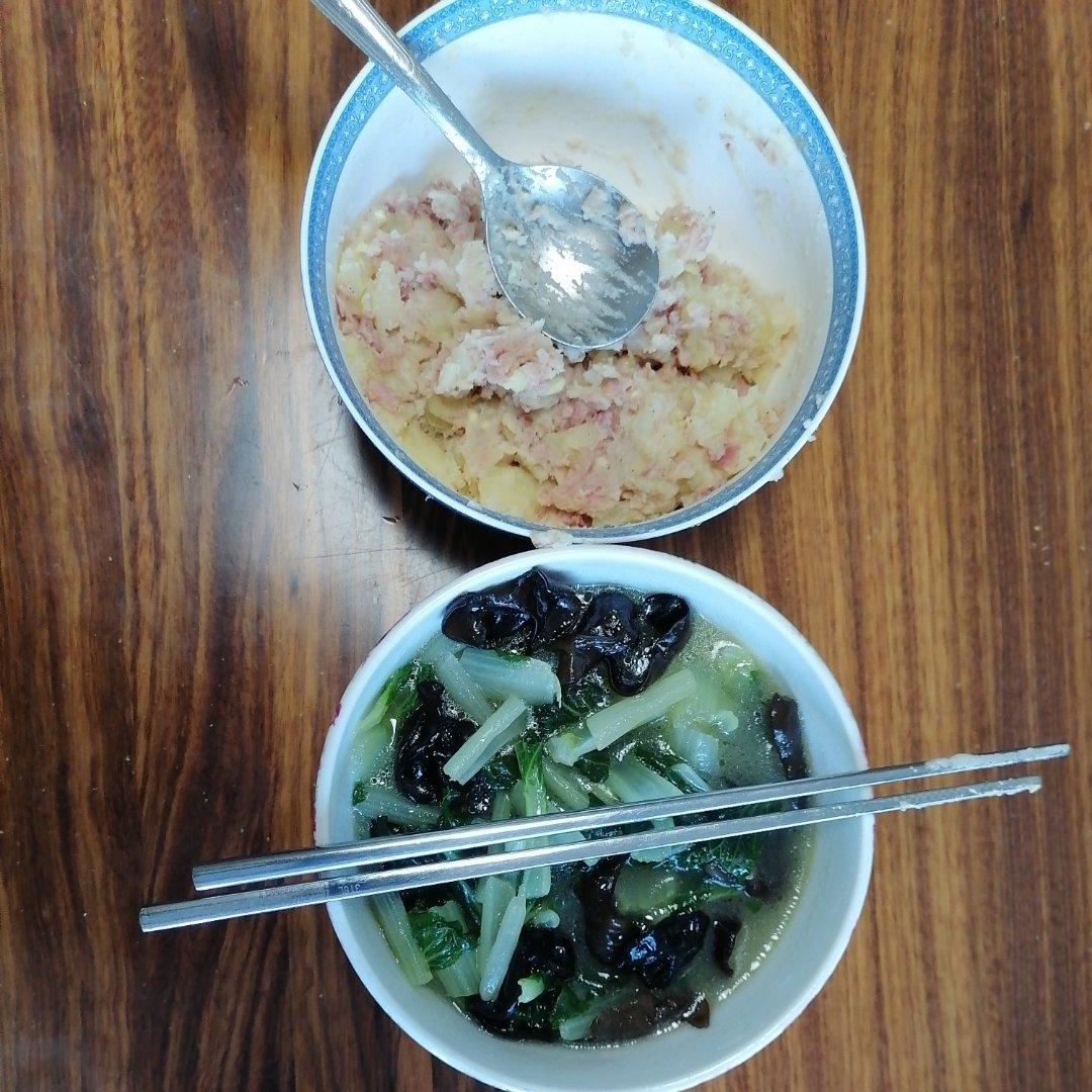 火腿土豆泥