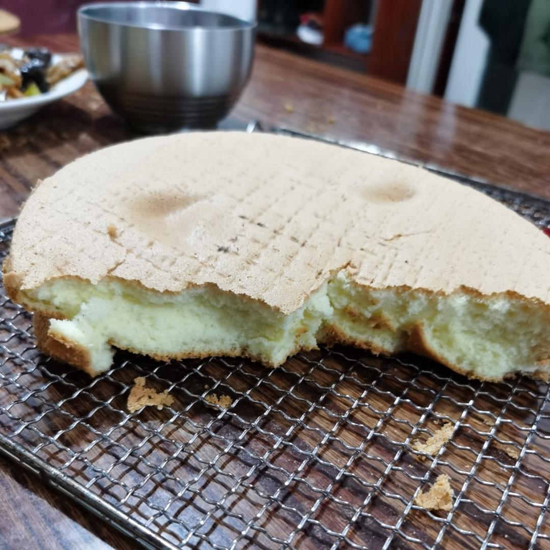 超好记八寸戚风蛋糕（后蛋法）