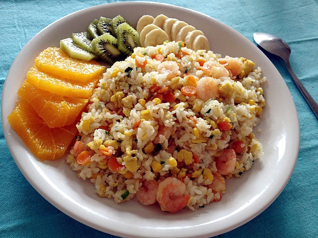 虾仁炒饭