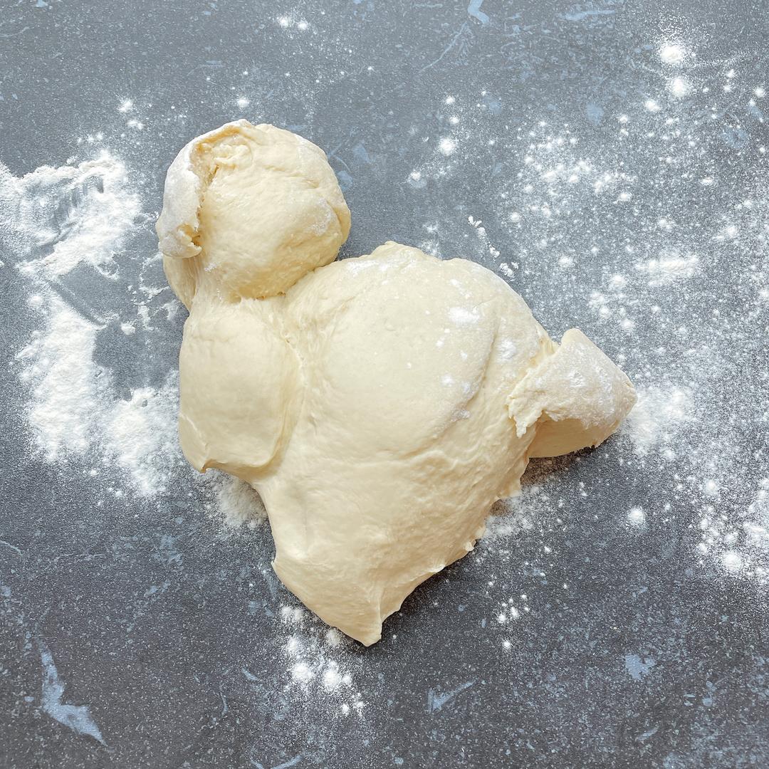 纯奶手撕吐司的做法 步骤1