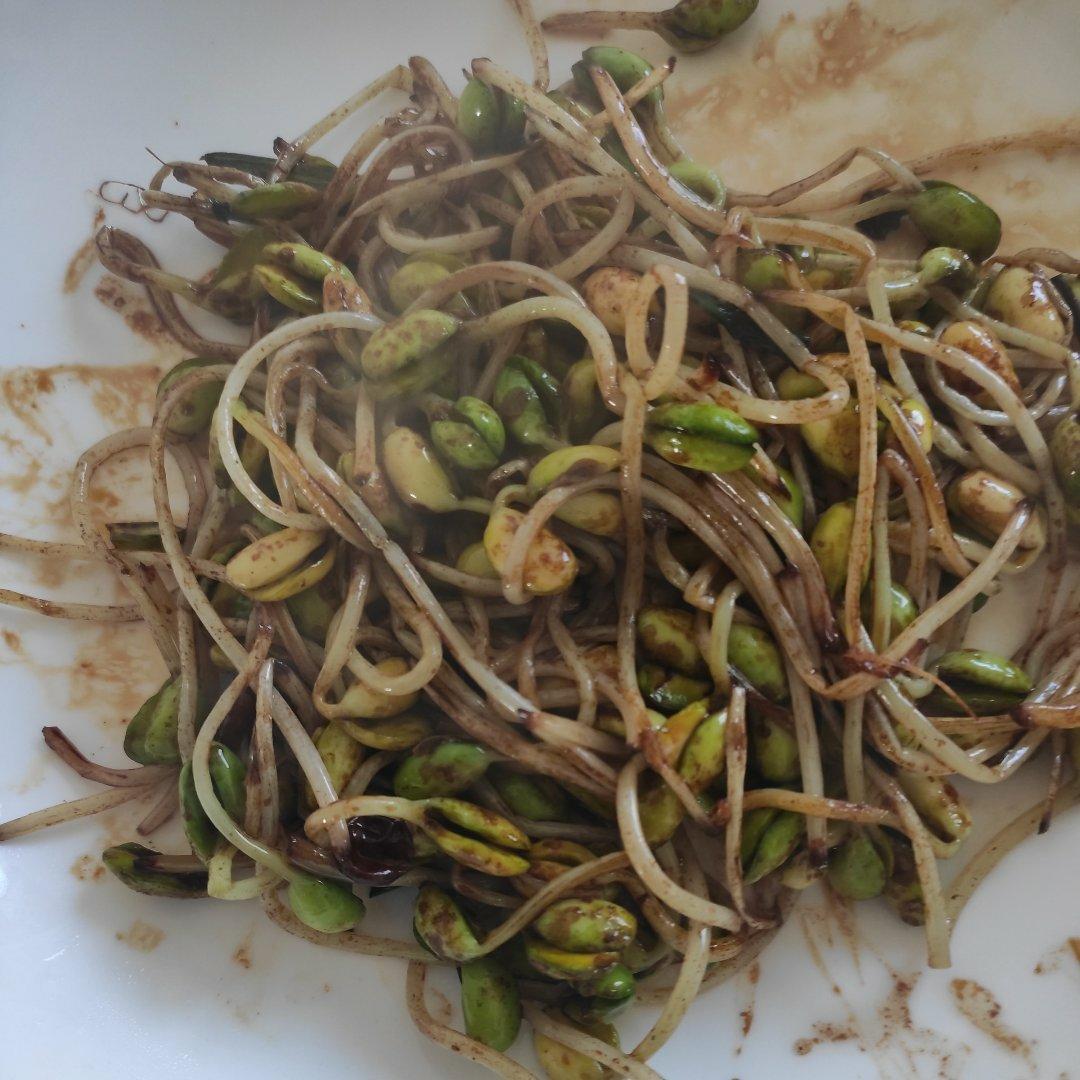 炒黄豆芽