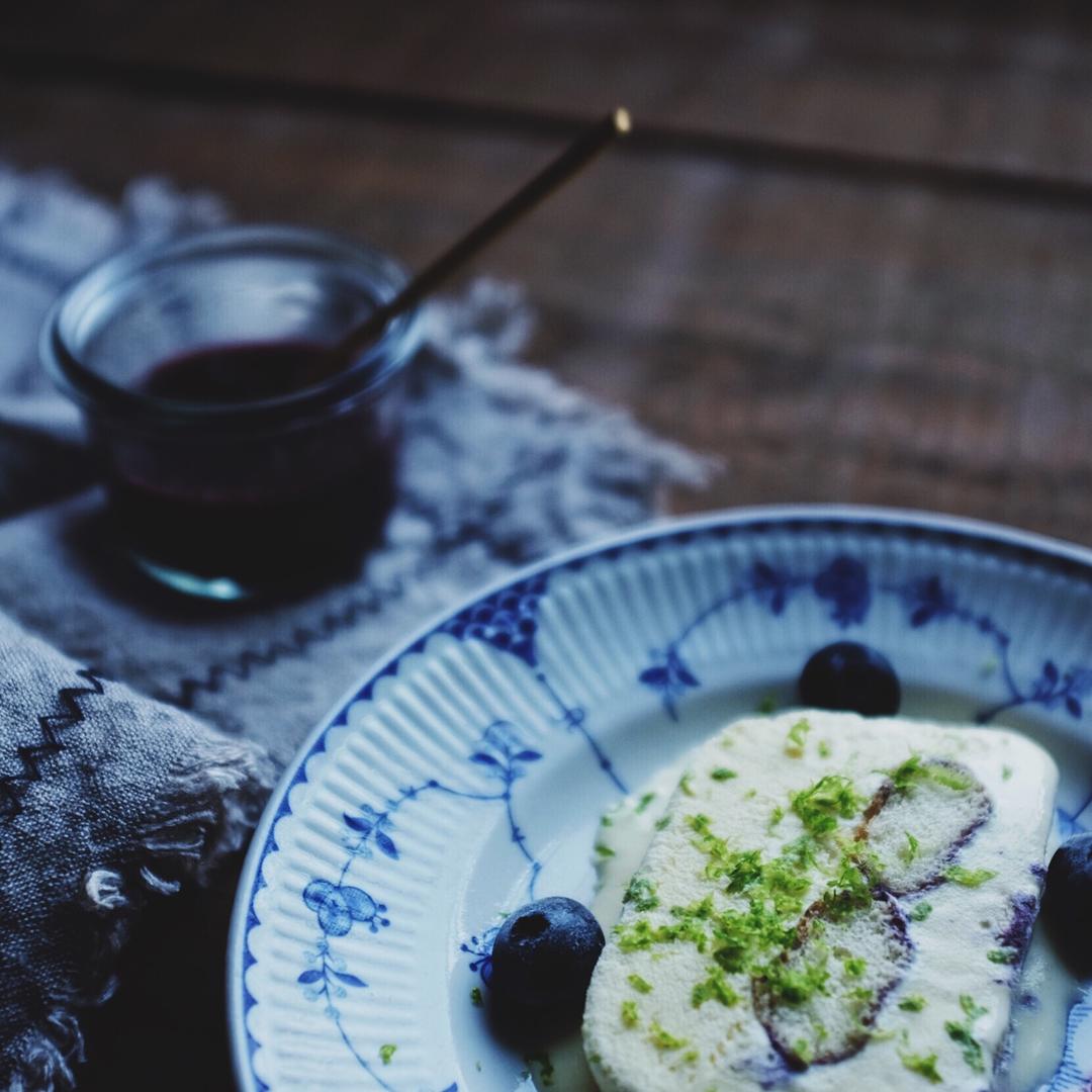 柠檬蓝莓冰淇淋蛋糕Semifreddo
